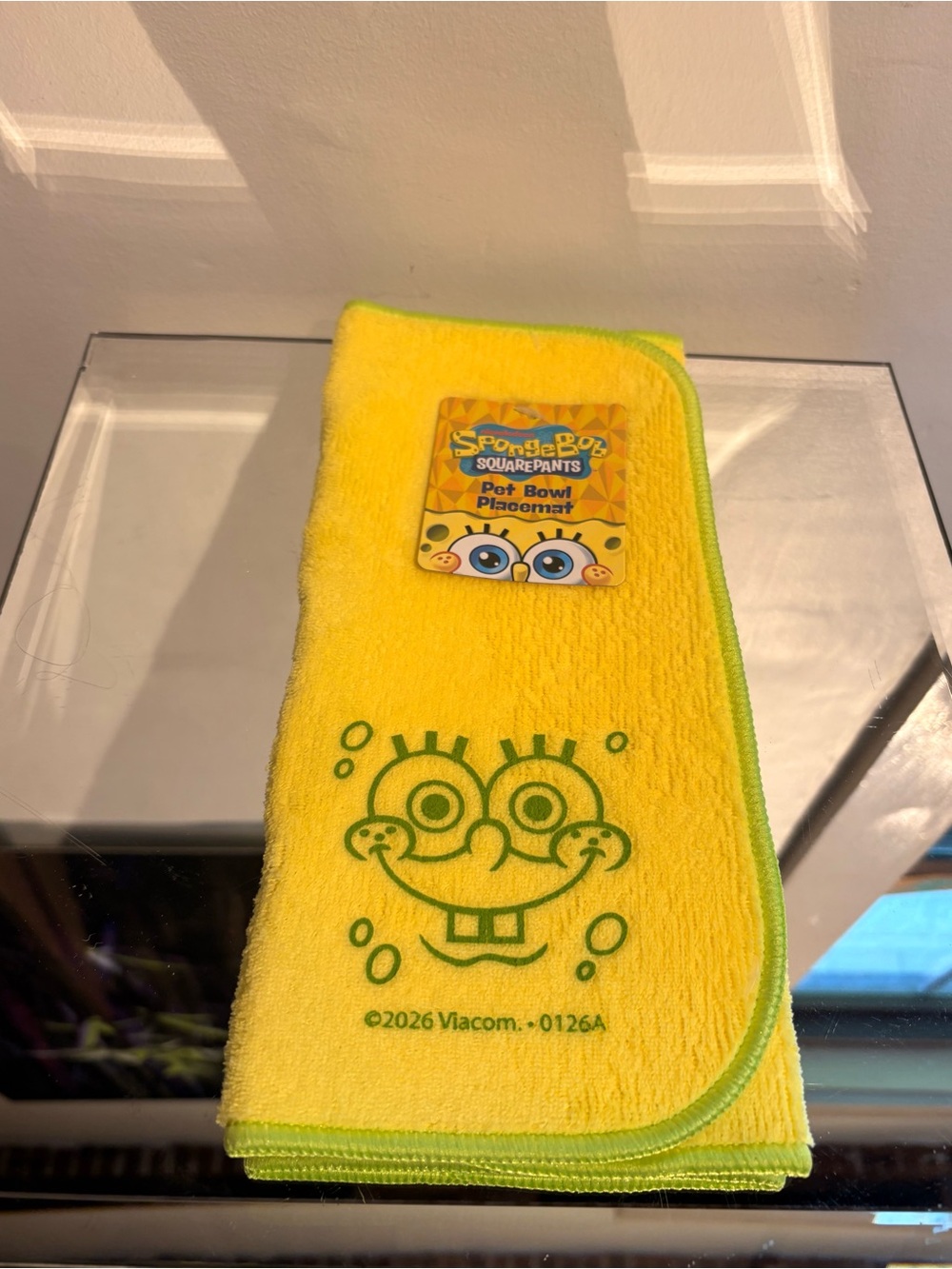 SpongeBob pet mat for bowls brand new